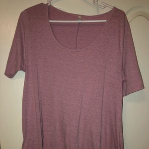 Lularoe perfect T/dark pink